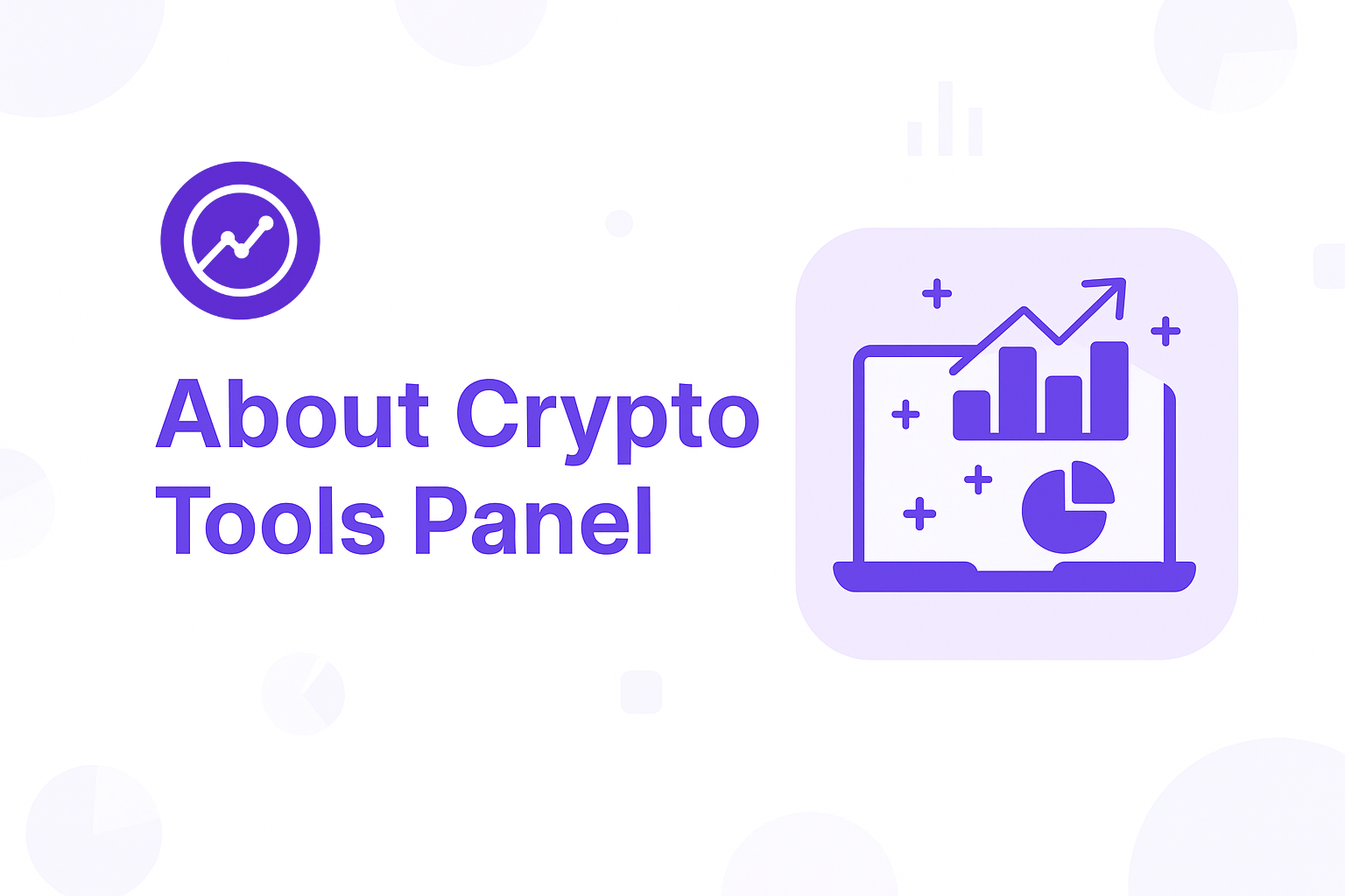 About Crypto Tools Panel